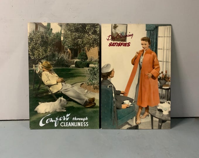 Dry Cleaning show card posters
