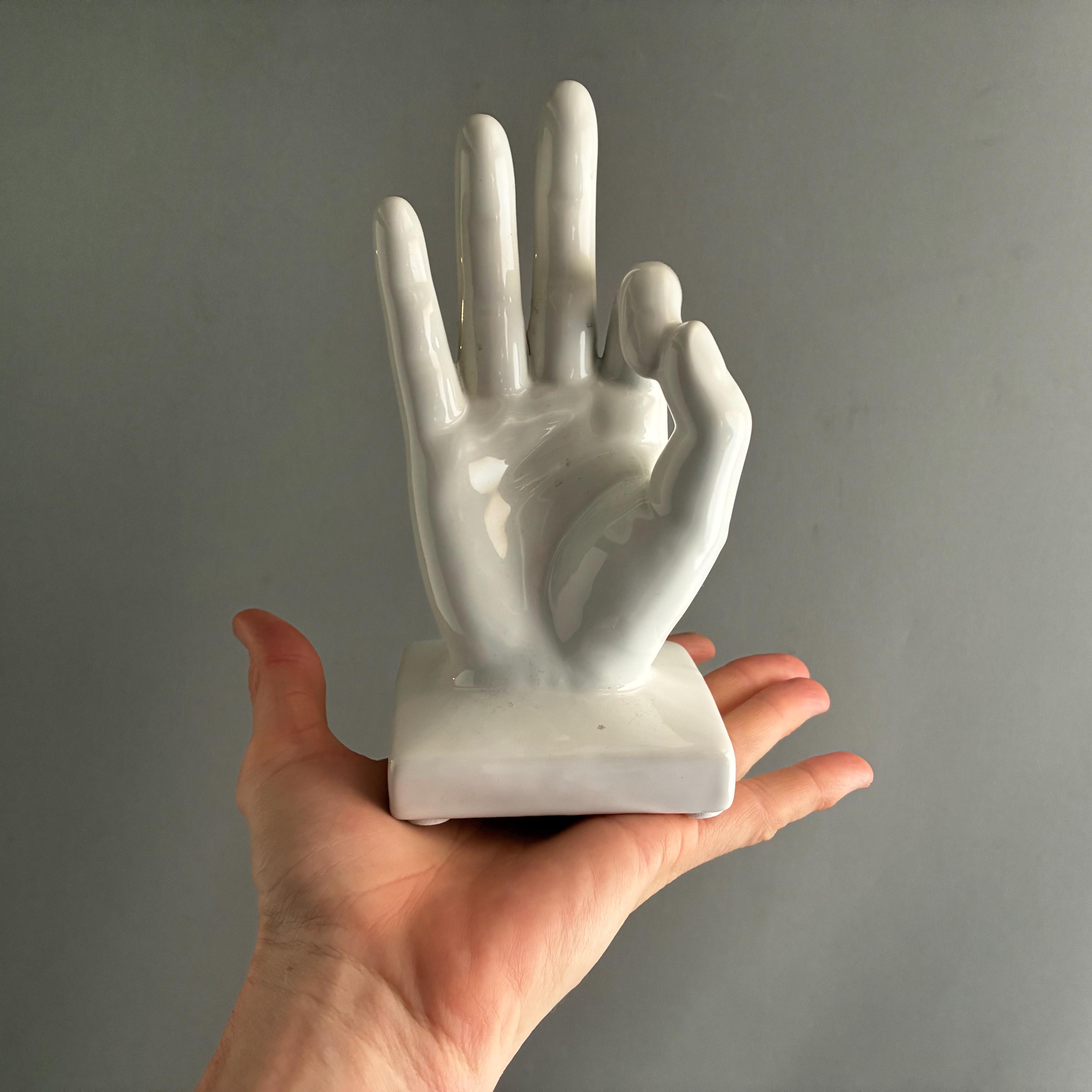 apropos ok Hand statue , ring holder