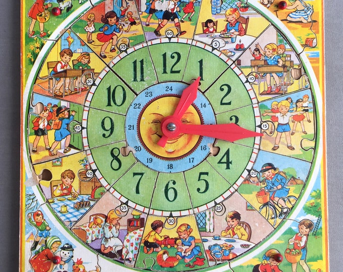 1960s clock puzzel