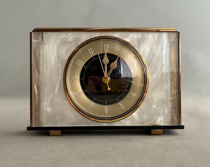 Metamec mid-century mantel clock