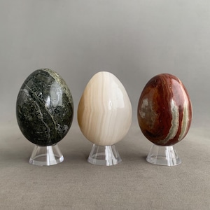 crystal stone eggs