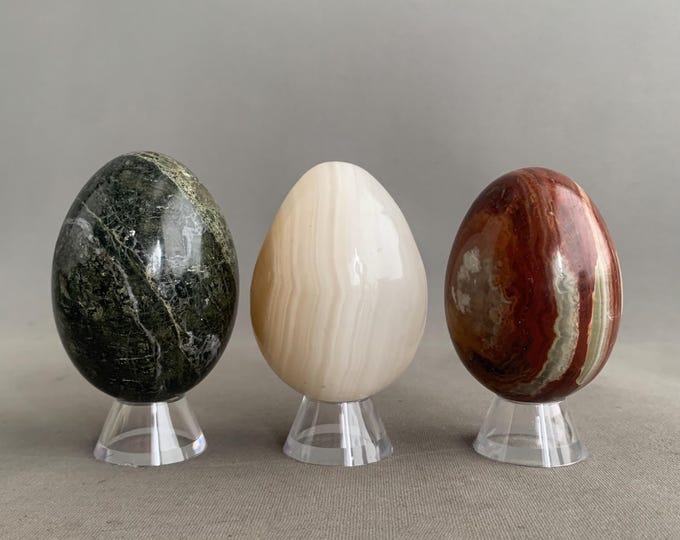crystal stone eggs
