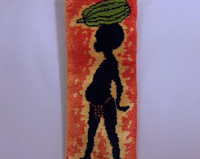 1970s wool wall hanging