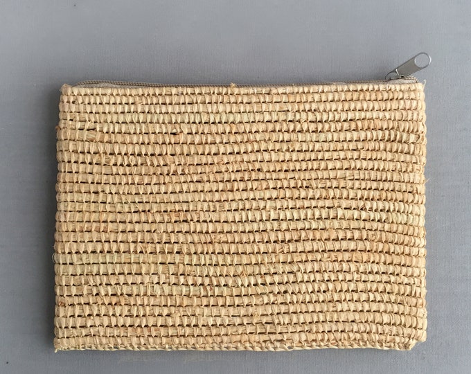 handmade raffia bag