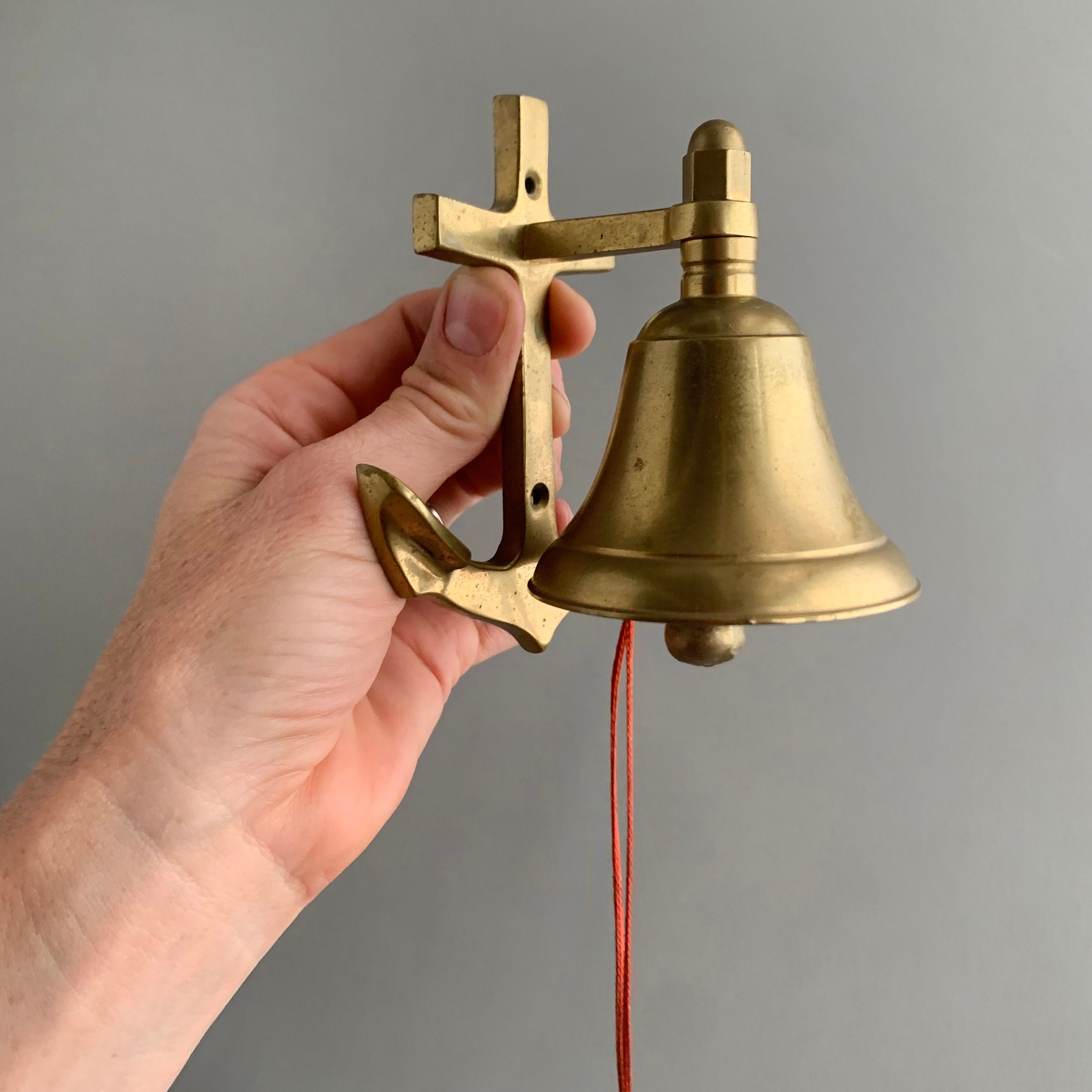 真鍮アンカーベル アンカーソリッド真鍮ベル - Etsy 日本