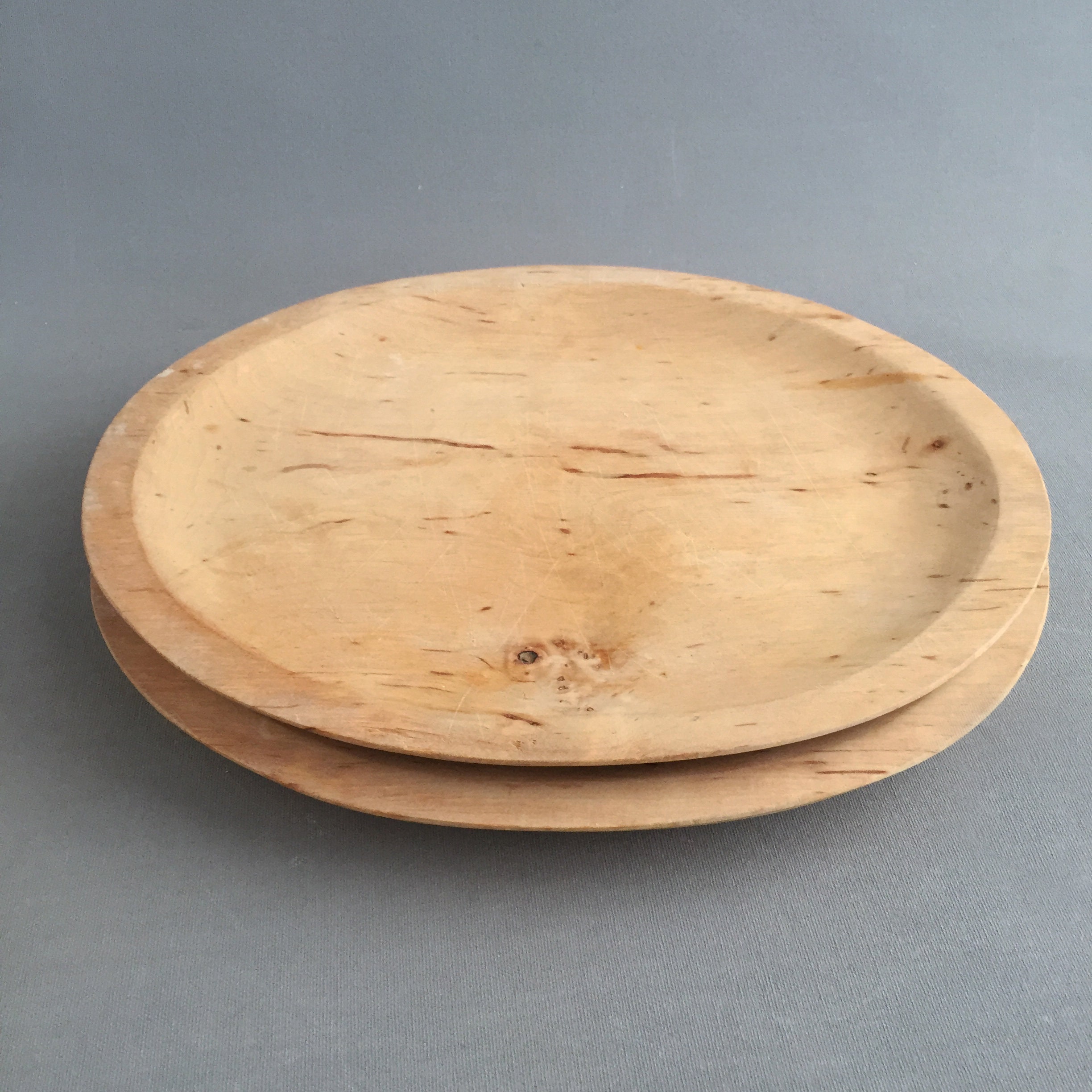 Wooden 2024 plate set