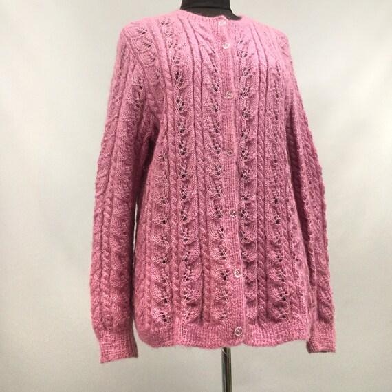 hand knitted mohair cardigan - image 2