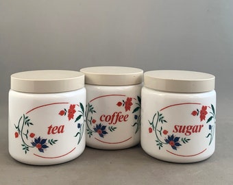 1960s kitchen canisters