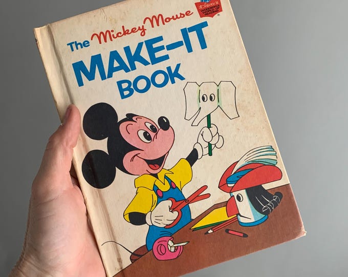 1974 micky mouse make it book