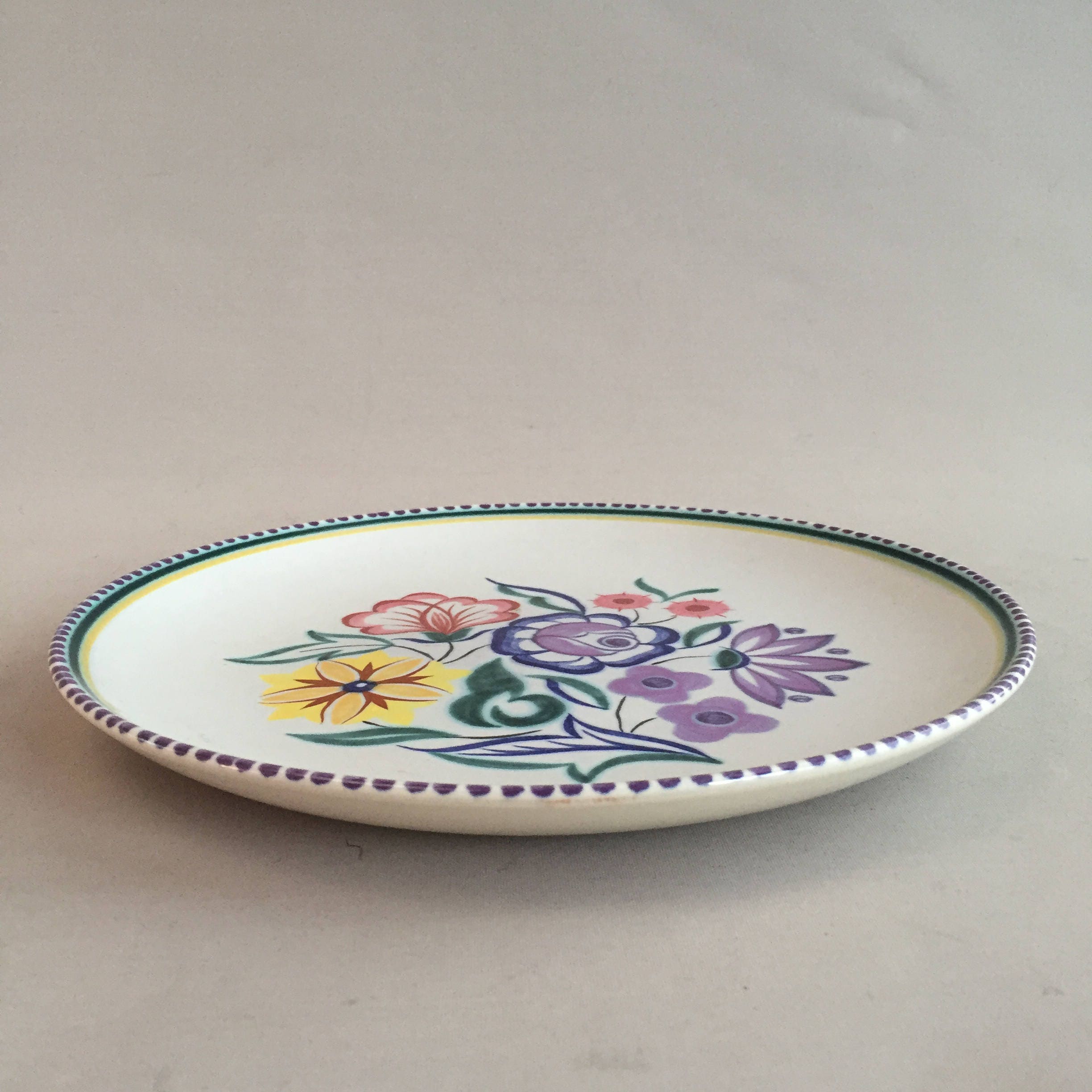 poole pottery decorative plate