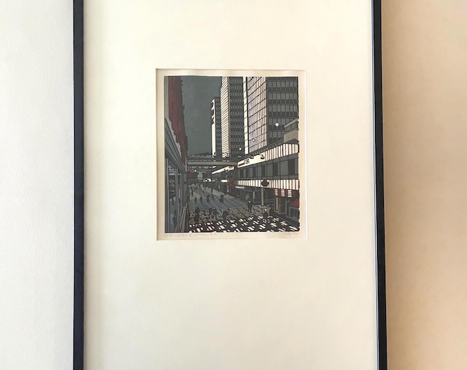 sergelgatan Print by Svenolov Ehrén , numbered edition print