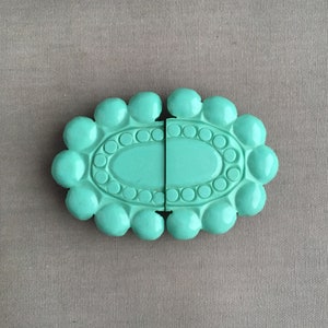 deco bakelite/celluloid belt buckle