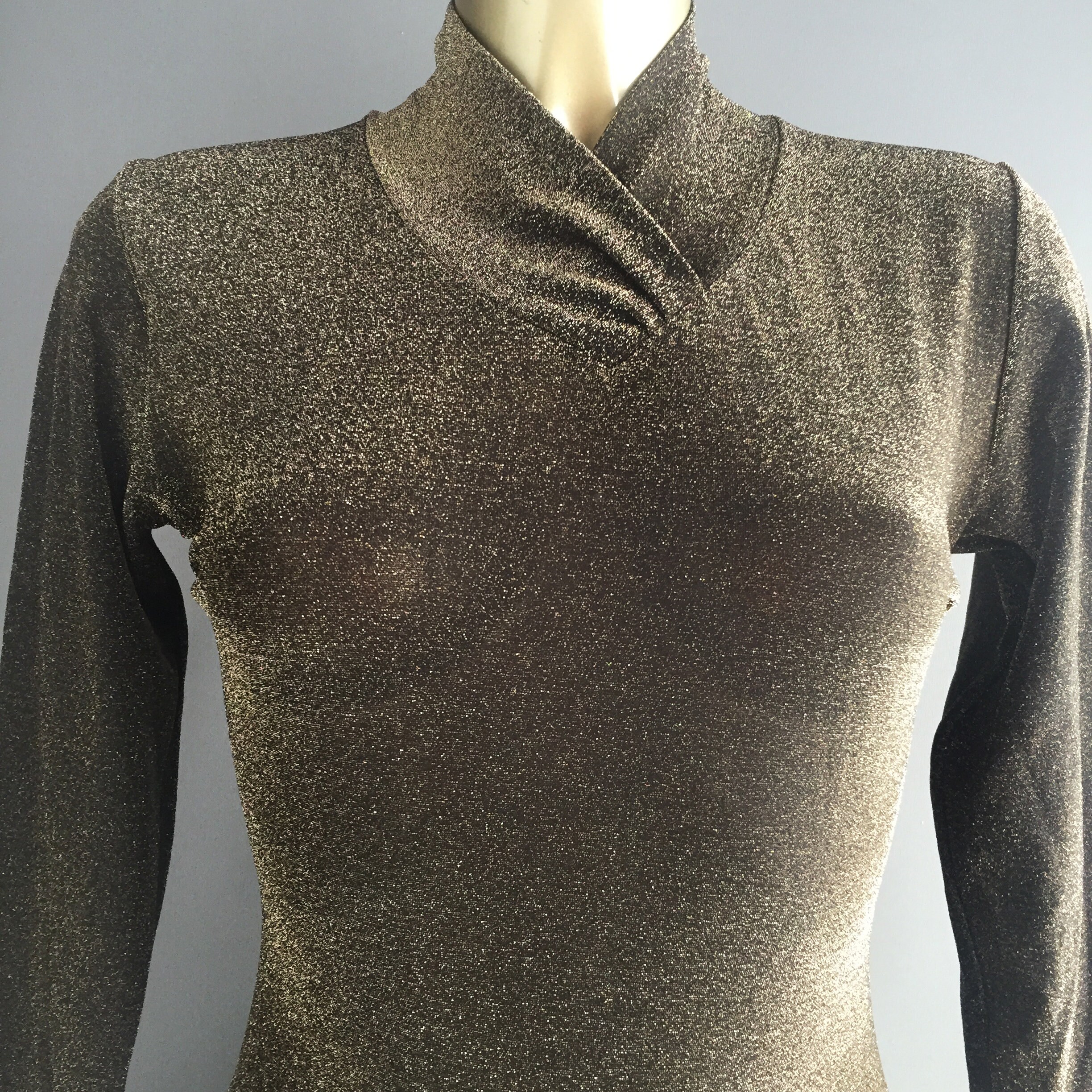 1970s lurex bodysuit