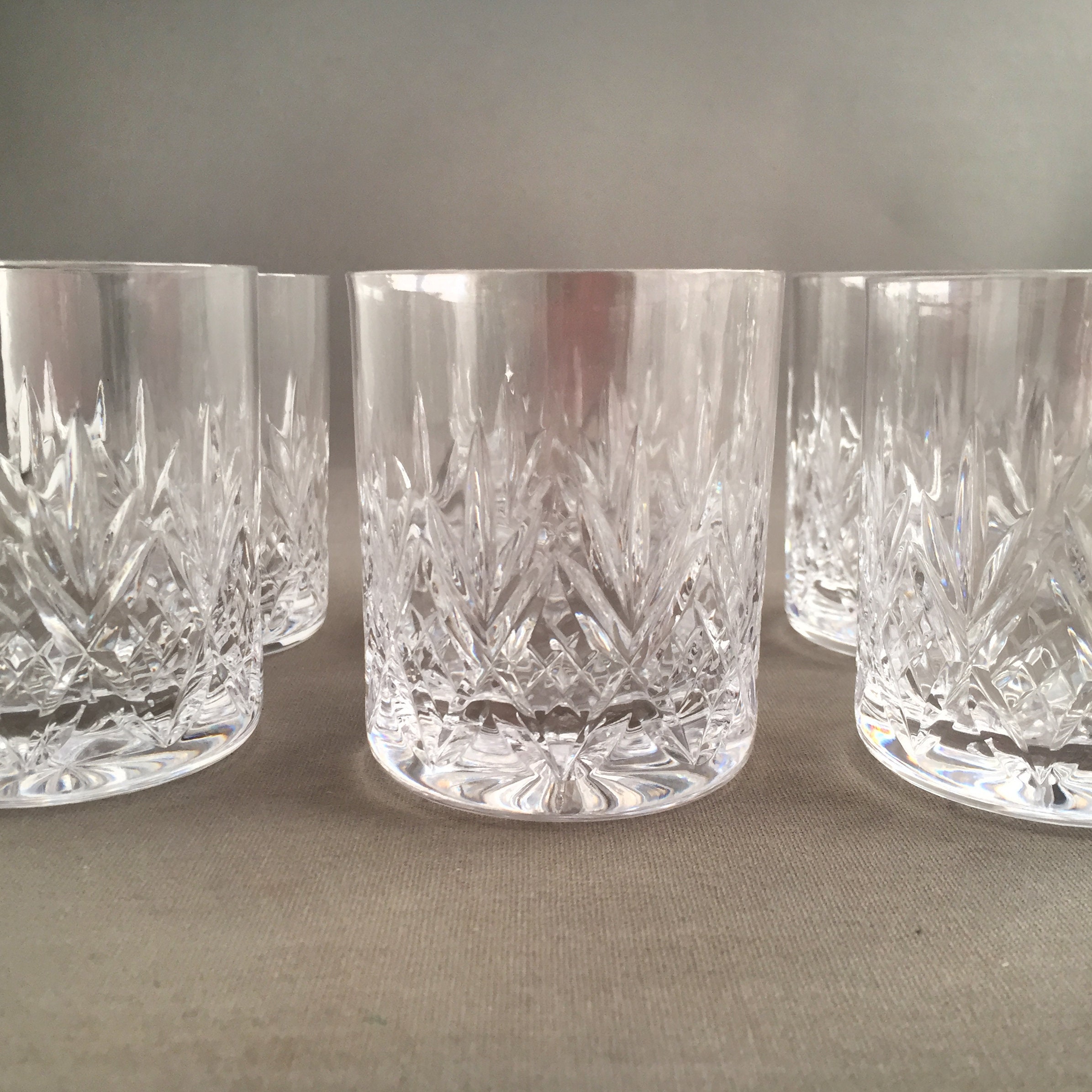 crystal whisky tumblers