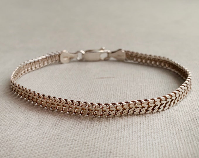 silver 925 chain bracelet