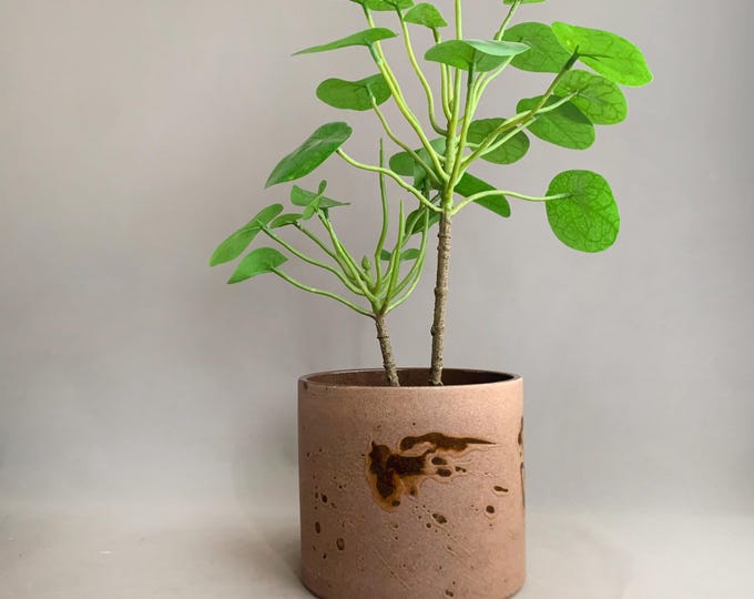 1970s ceramic plant pot