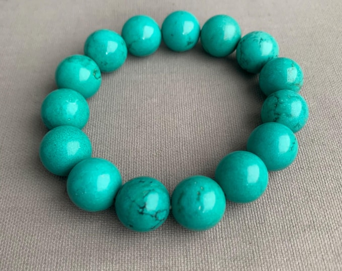 Turquoise bead bracelet