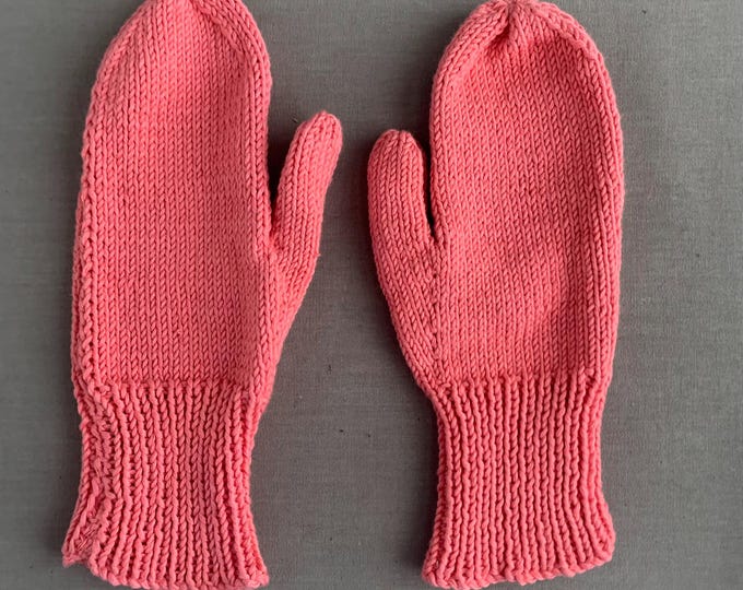 hand  knitted mittens