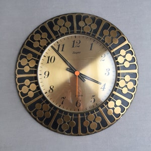 mid-century wall clock