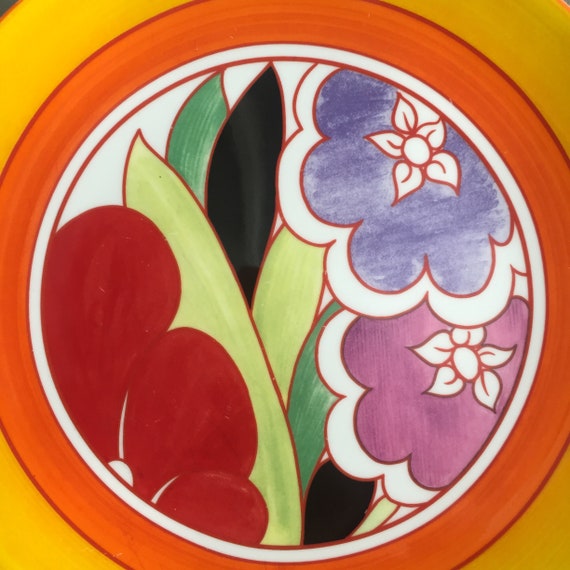 Clarice Cliff by Wedgwood Gardenia Wall Plate - Etsy