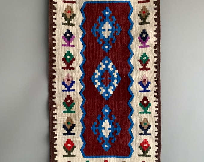 mini  hand woven kilim