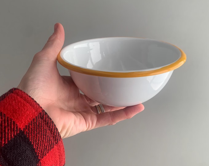 Small enamel bowl