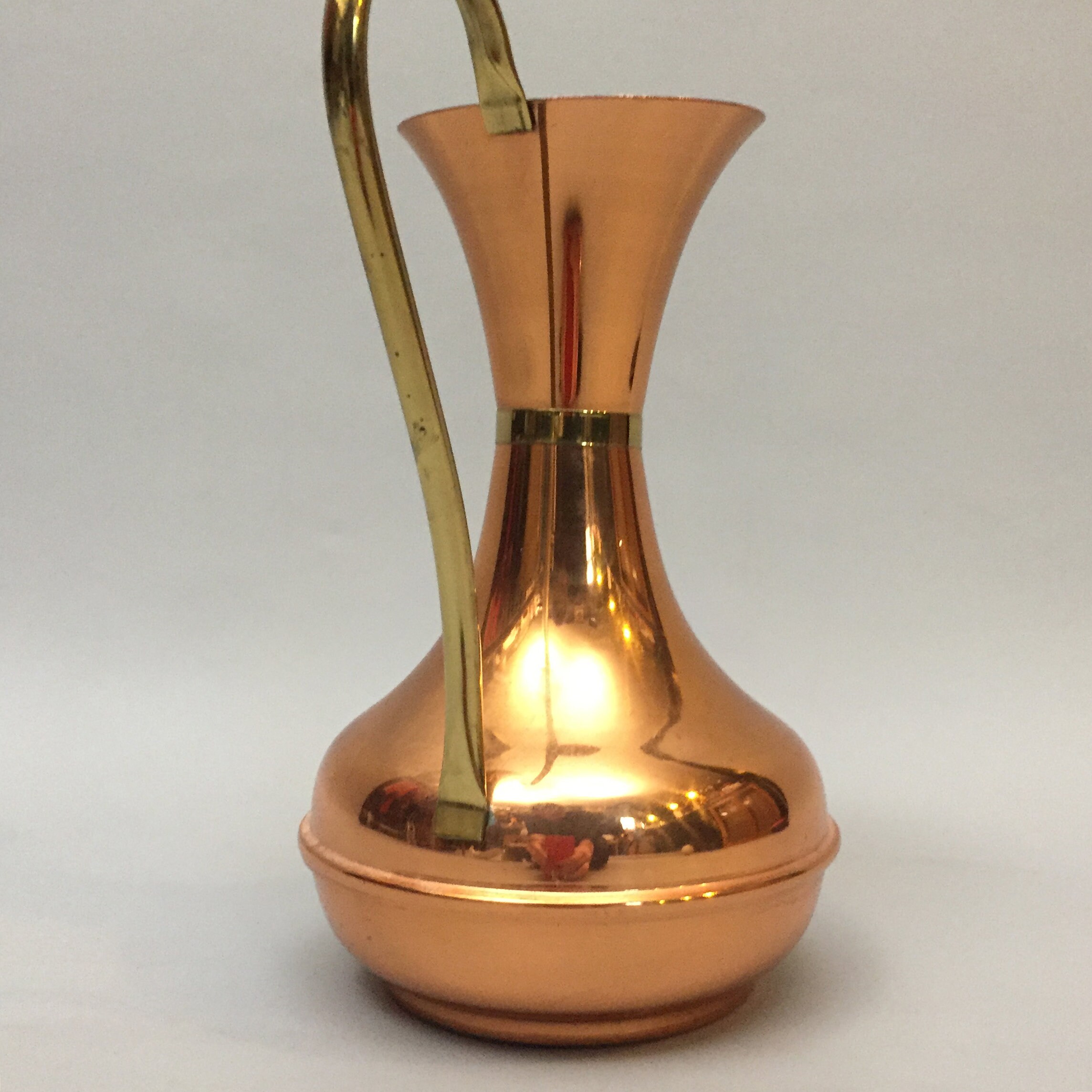 copper pitcher jug vase