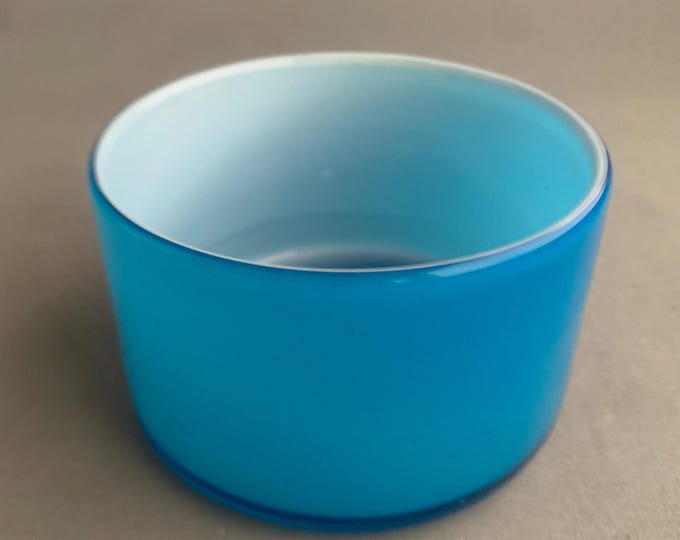 Holmgaard glass cased glass dish