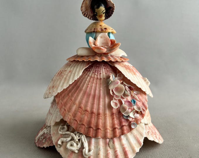 handmade shell lady crinoline lady