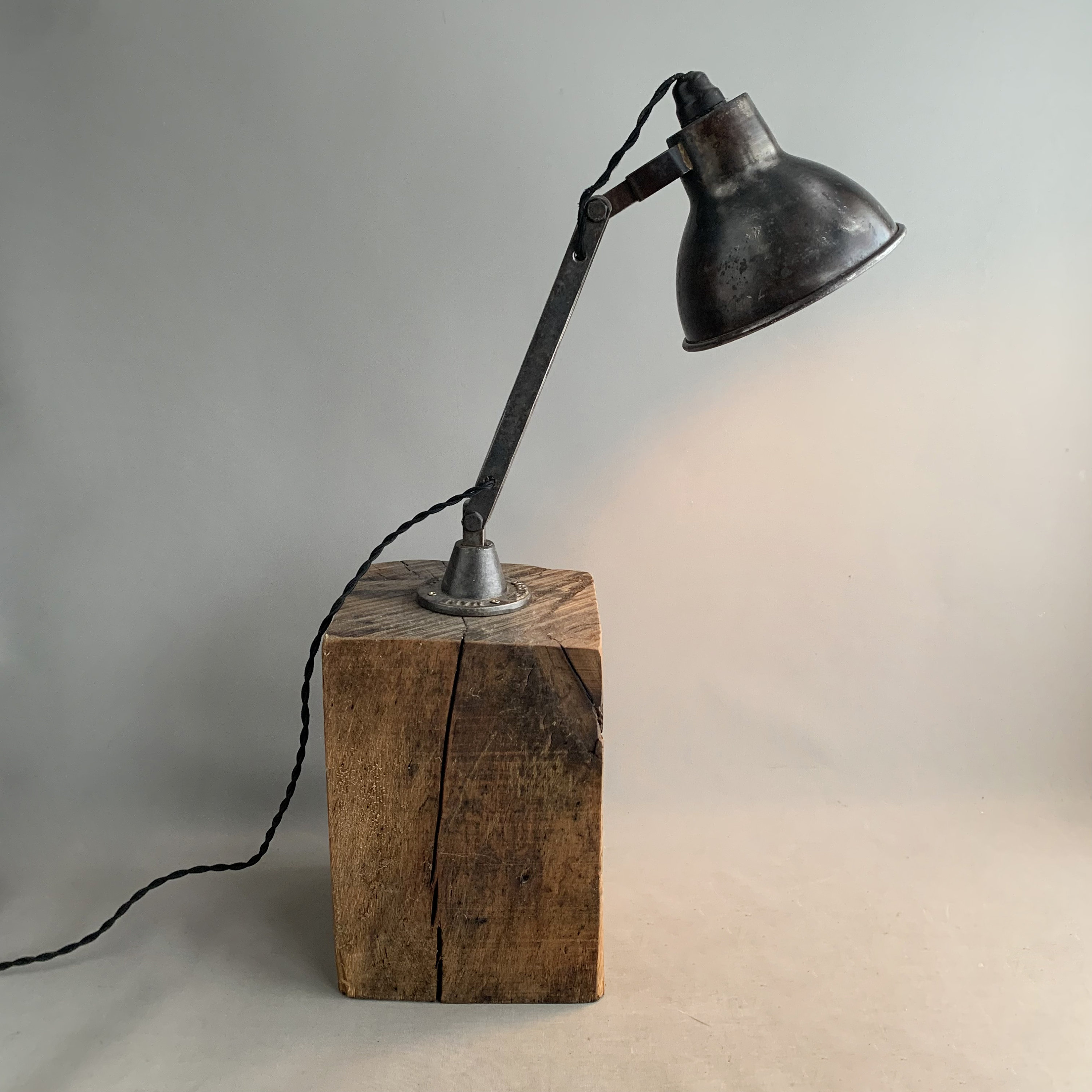 Industrial anglepoise lamp deals