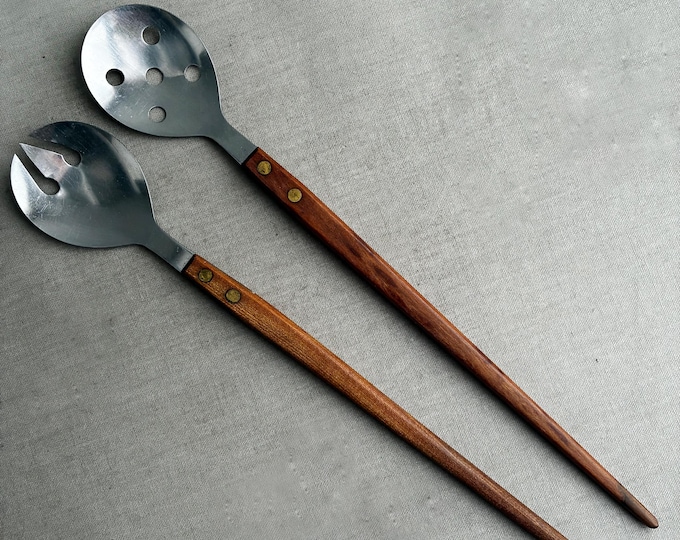 1960s salad servers