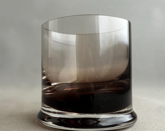 Caithness Glass Morven Whisky Tumbler, Smoky Brown Bourbon Glass