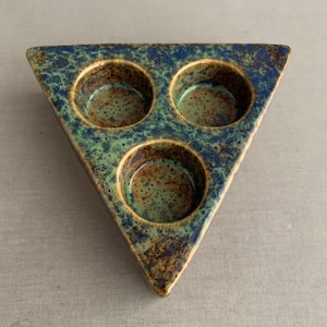 studio pottery tea light holder