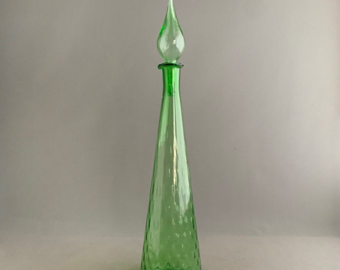 1970s green Genie bottle