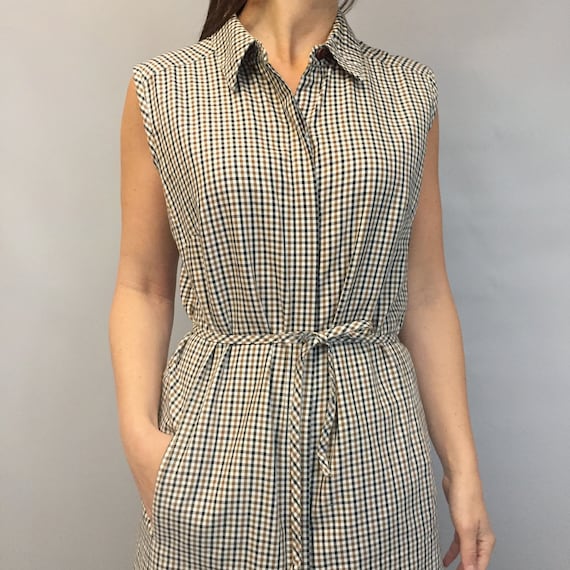 Aquascutum Cotton Shirt Dress UK Size 10/ Small 12