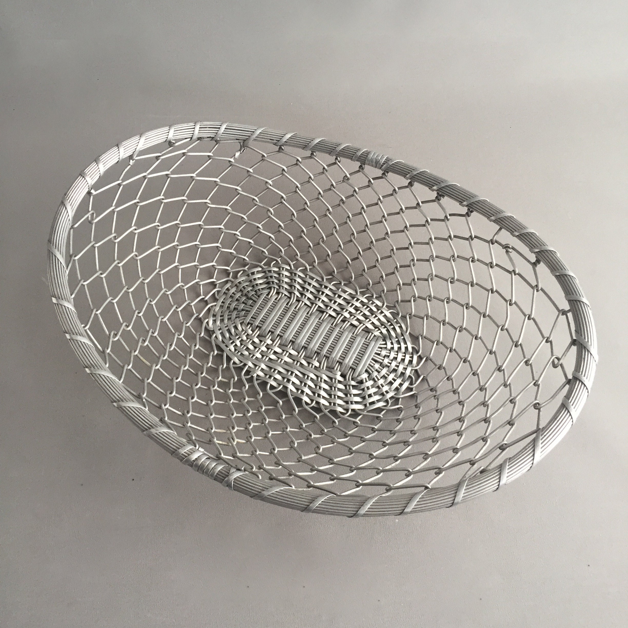 large woven french bread basket