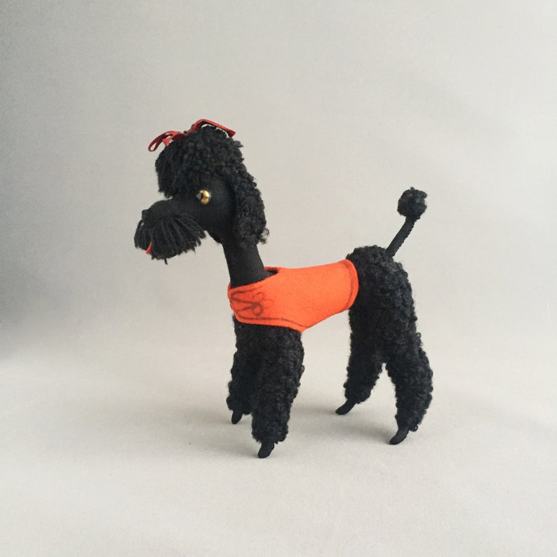 1950s felt poodle