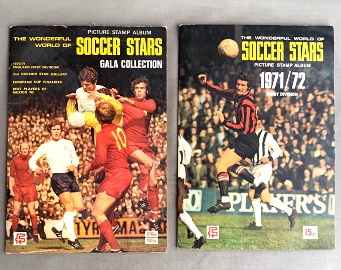 Soccer stars 1971/72 picture stamp album