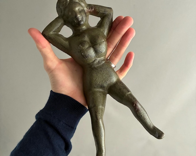 Cast iron Naughty Nelly boot jack