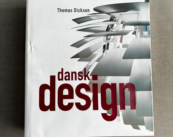 Dansk design by Thomas Dickson, Hard cover copy published by Gyldendal,