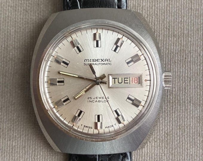 Mirexal Superautomatic 25 Jewels Incabloc wristwatch