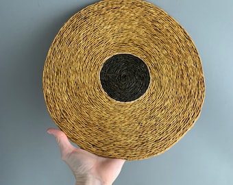 woven grass placemats x 6