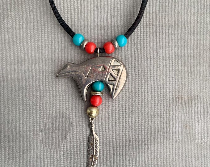 navajo bear pendant