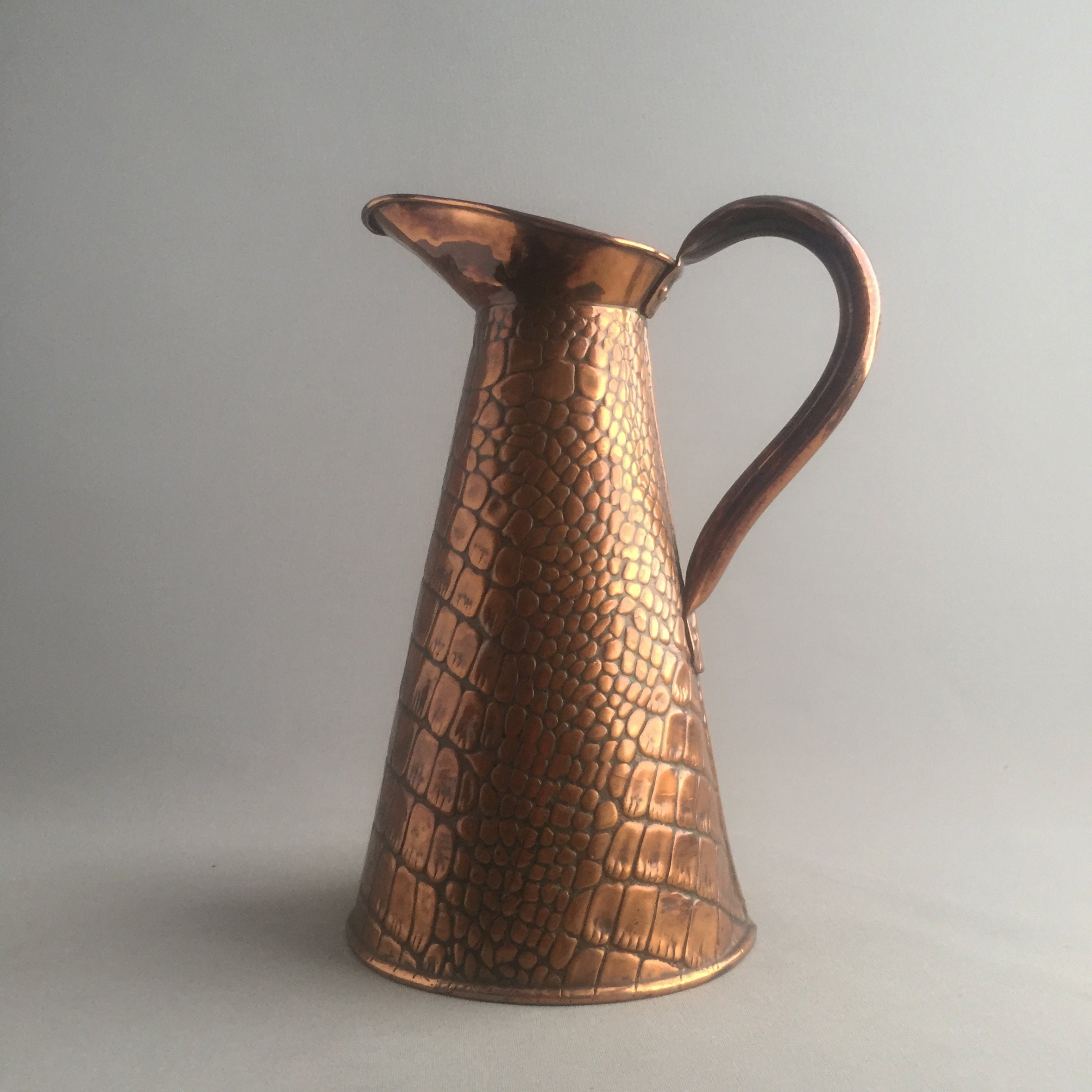 Antique copper water jug