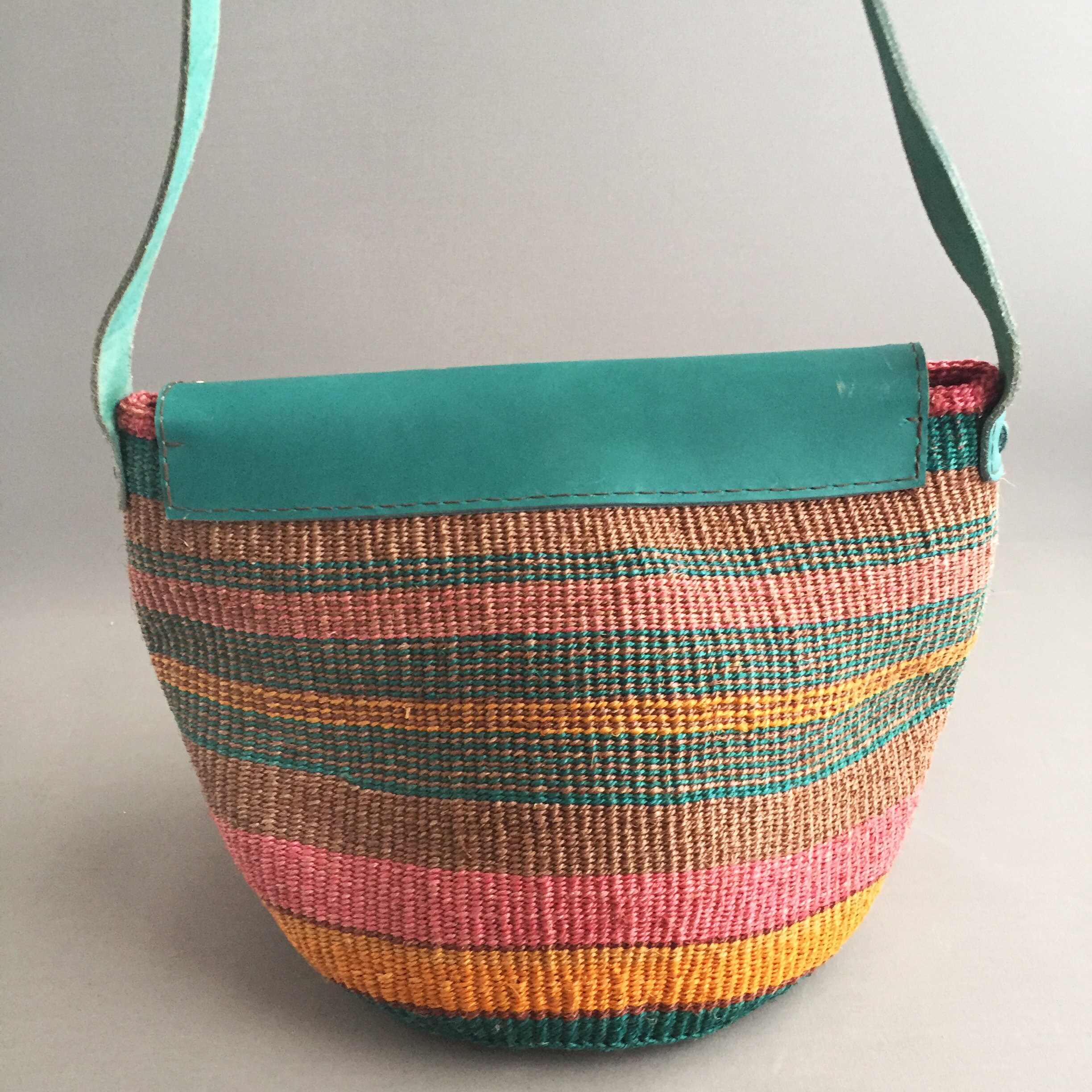 woven basket bag