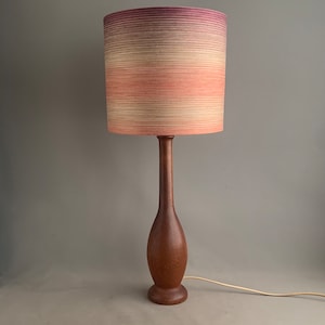 Danish teak table lamp