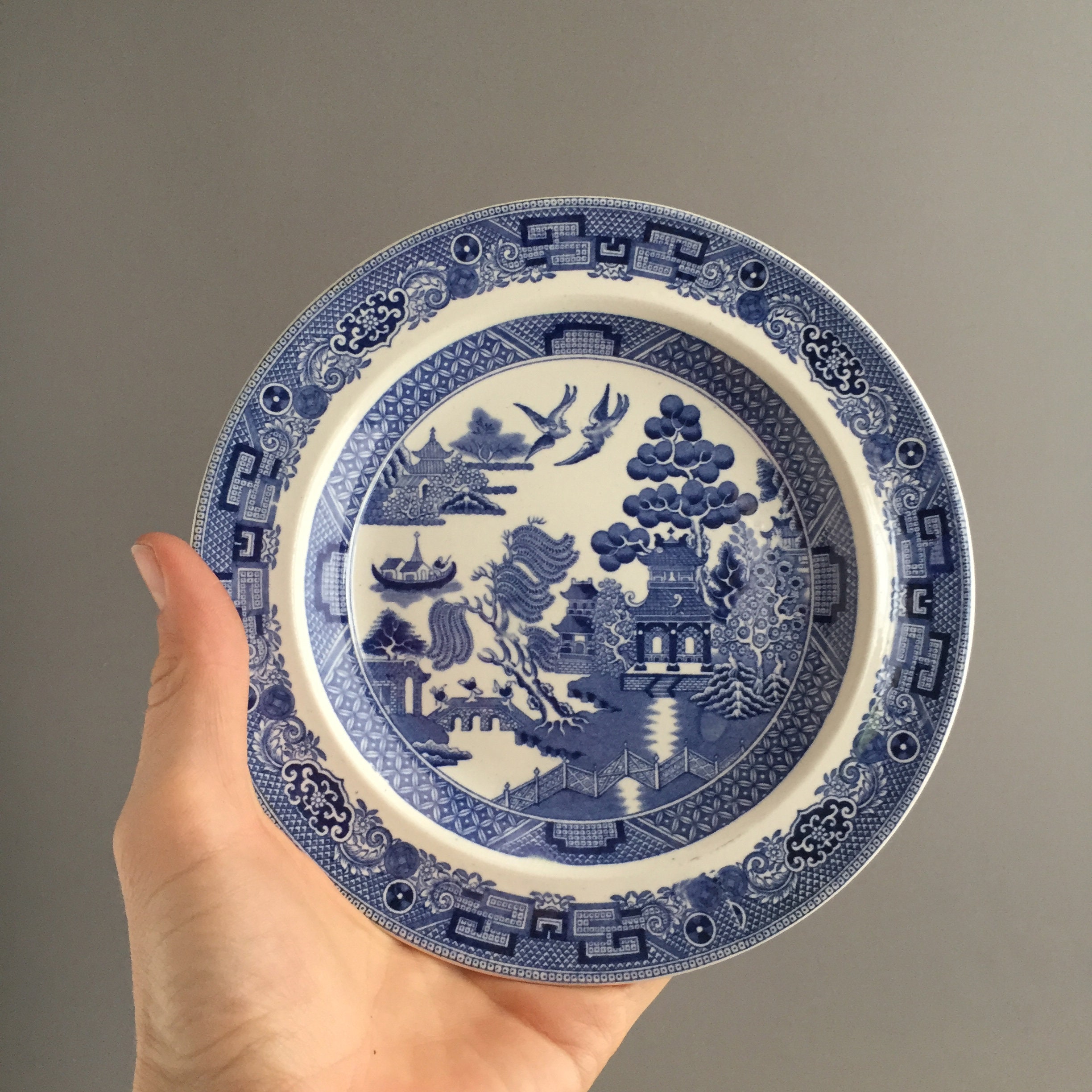 2 X Willow By Wedgwood Side Plates 