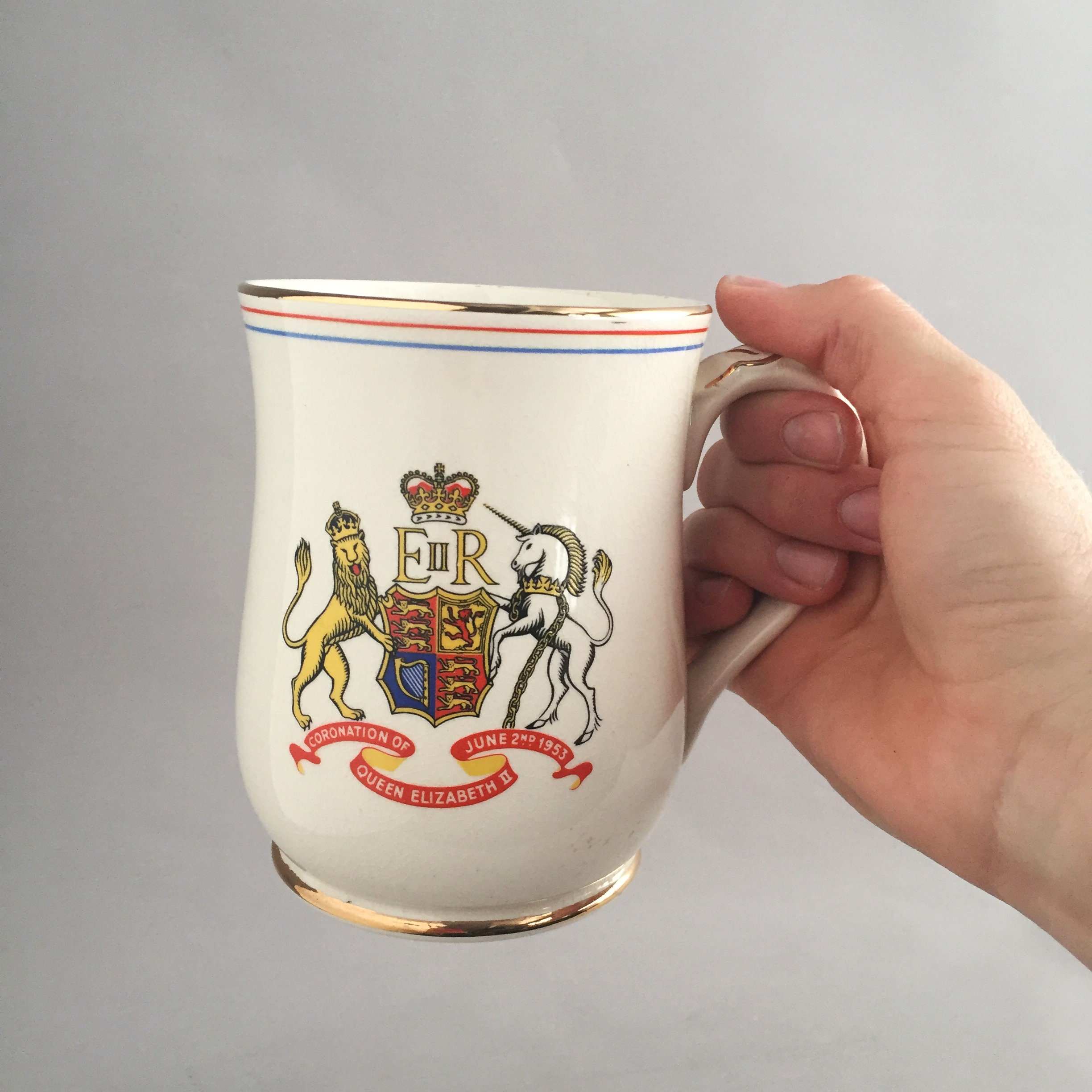 Royal mug made by Wade