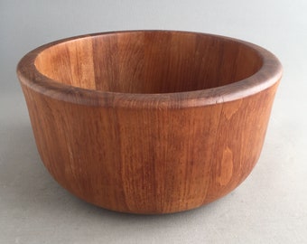 tazón de madera de teca