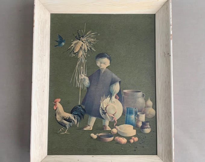 Going To Market Art framed Print By Alejandro Rangel Hidalgo